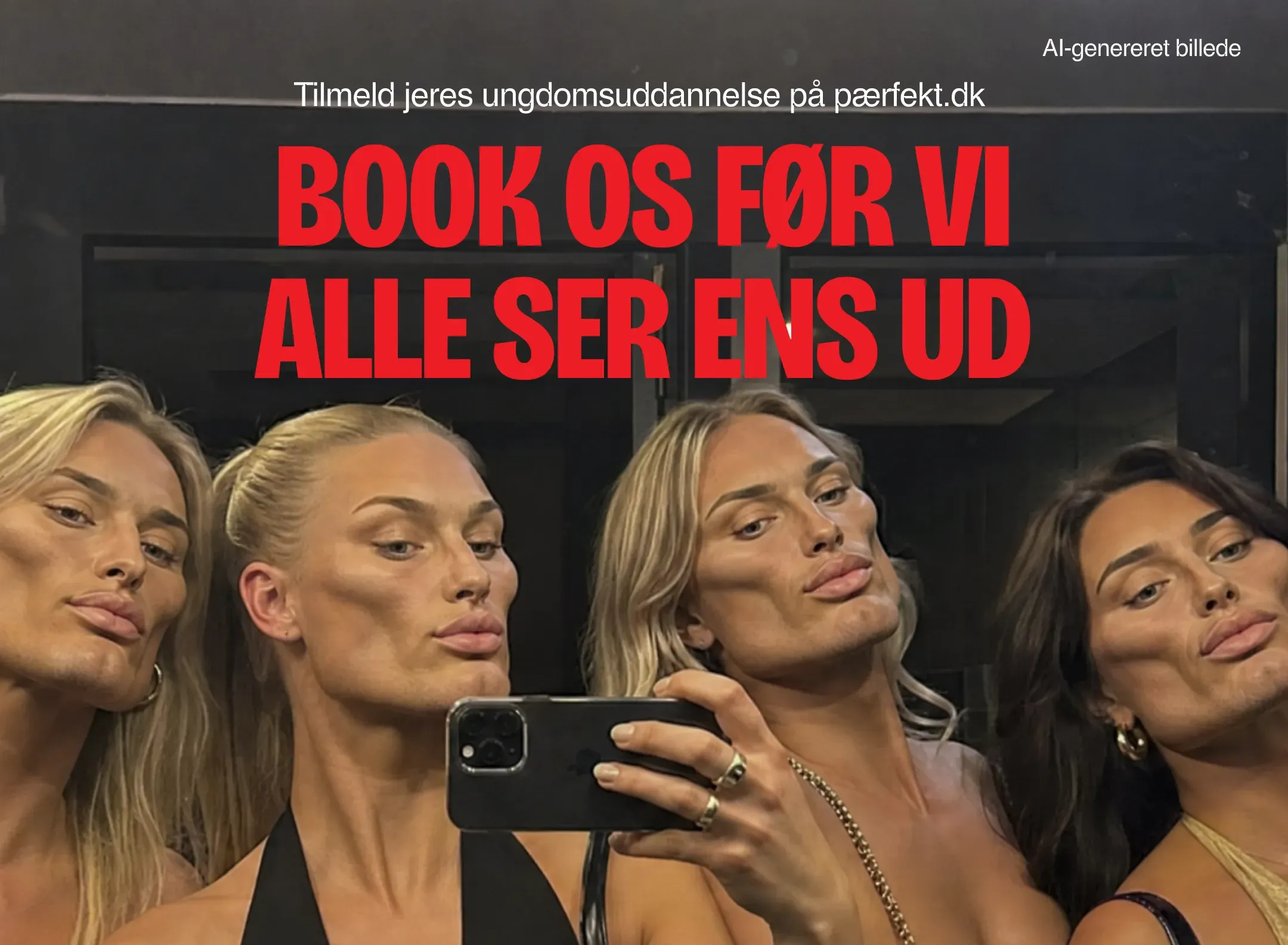 Book os før vi alle ser ens ud